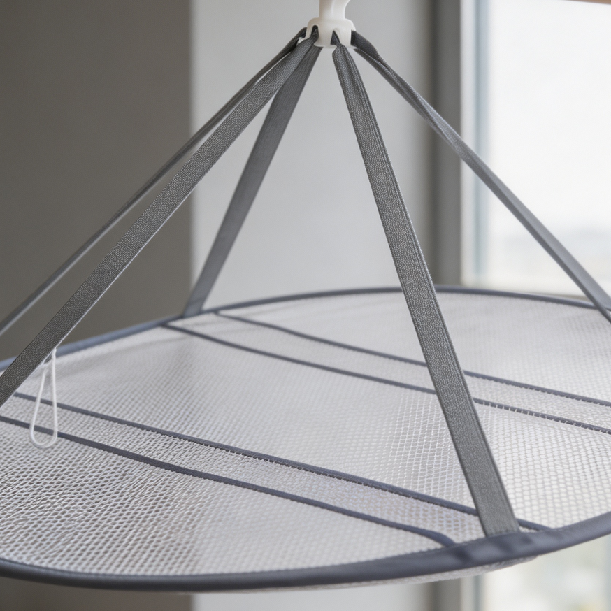 Foldable Mesh Flat Drying Rack 29.92x24.01 in Portable - Image 2