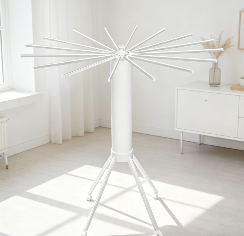 Modern Foldable Tripod Rack with Wheels