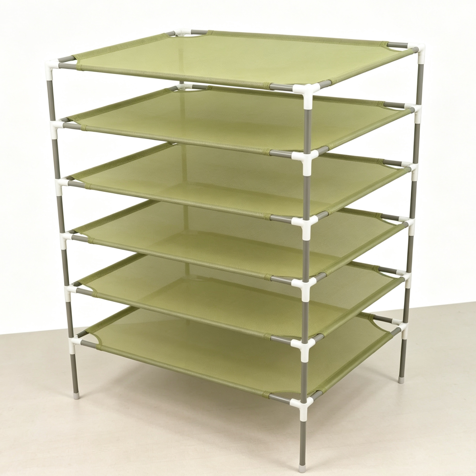 6-Layer Stackable Mesh Flat Sweater Drying Rack