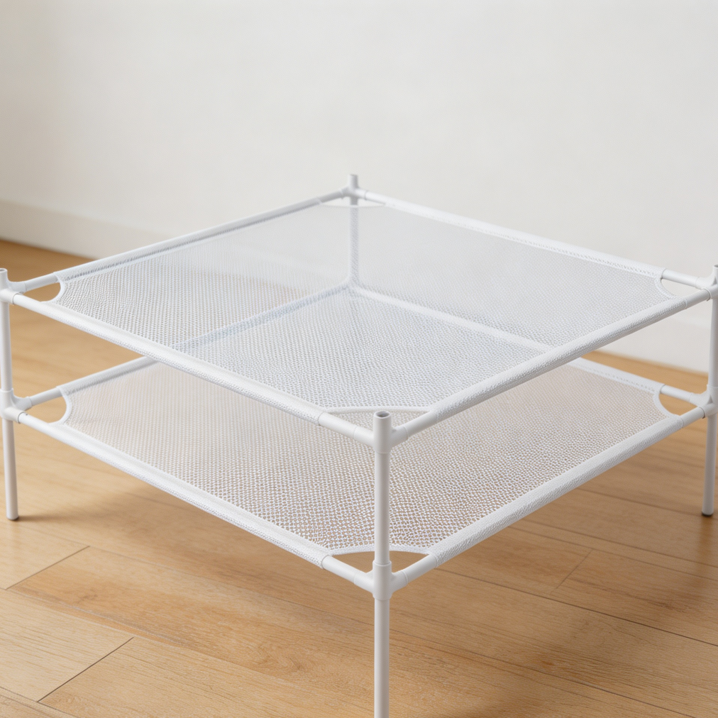 2-Layer Stackable Mesh Flat Sweater Drying Rack