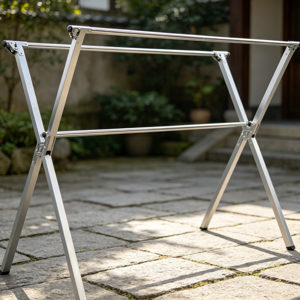 Folding Portable Heavy Duty Drying Rack 20 Hooks - Image 2