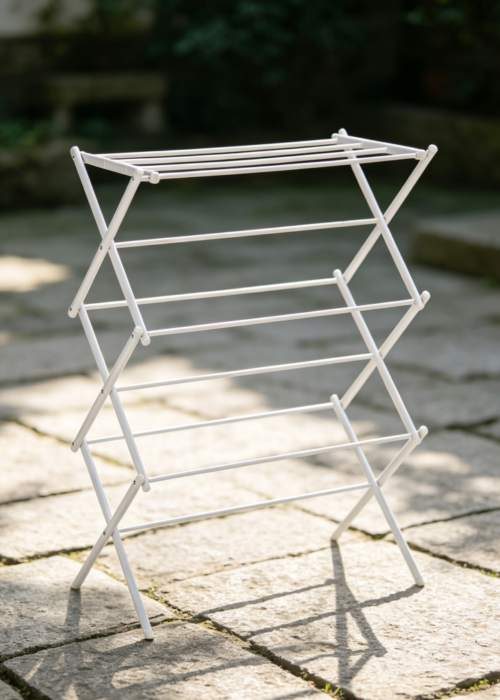 White Foldable Portable Drying Rack