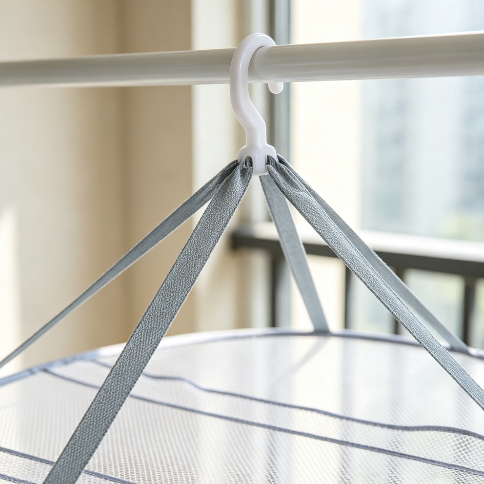 Single-Layer Hanging Mesh Flat Sweater Drying Rack - Image 2