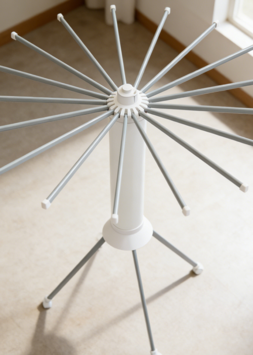 Floor Standing Tripod Drying Rack with Wheels
