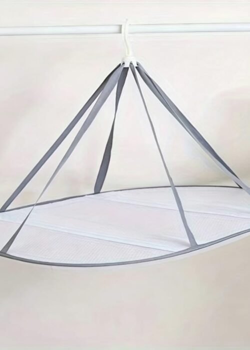 18.91" Mesh Hanging Clothes Drying Basket