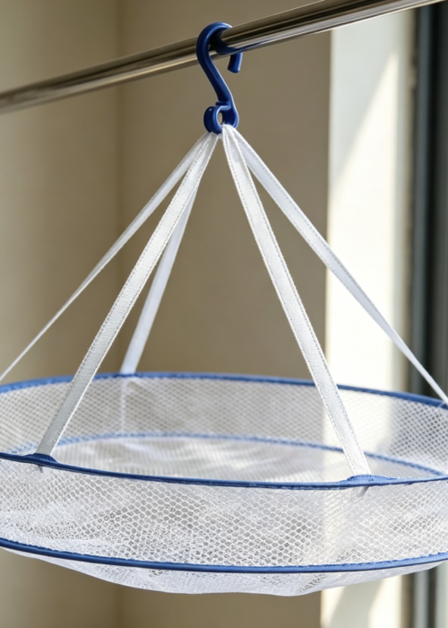 Folding Hanging Sweater Drying Basket Mesh