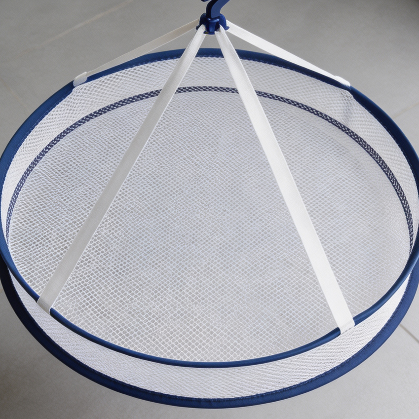 23" Round Foldable Hanging Mesh Underwear Dryer - Image 2