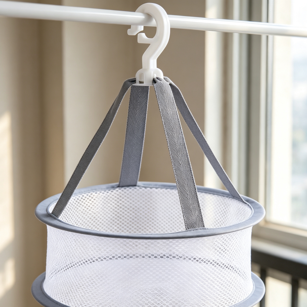 Foldable Mesh Flat Drying Basket 1-Piece - Image 2