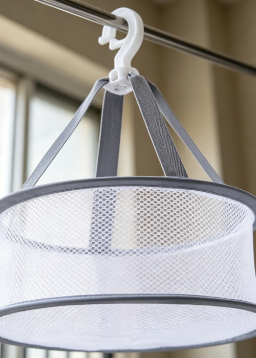 Foldable Mesh Flat Drying Basket 1-Piece